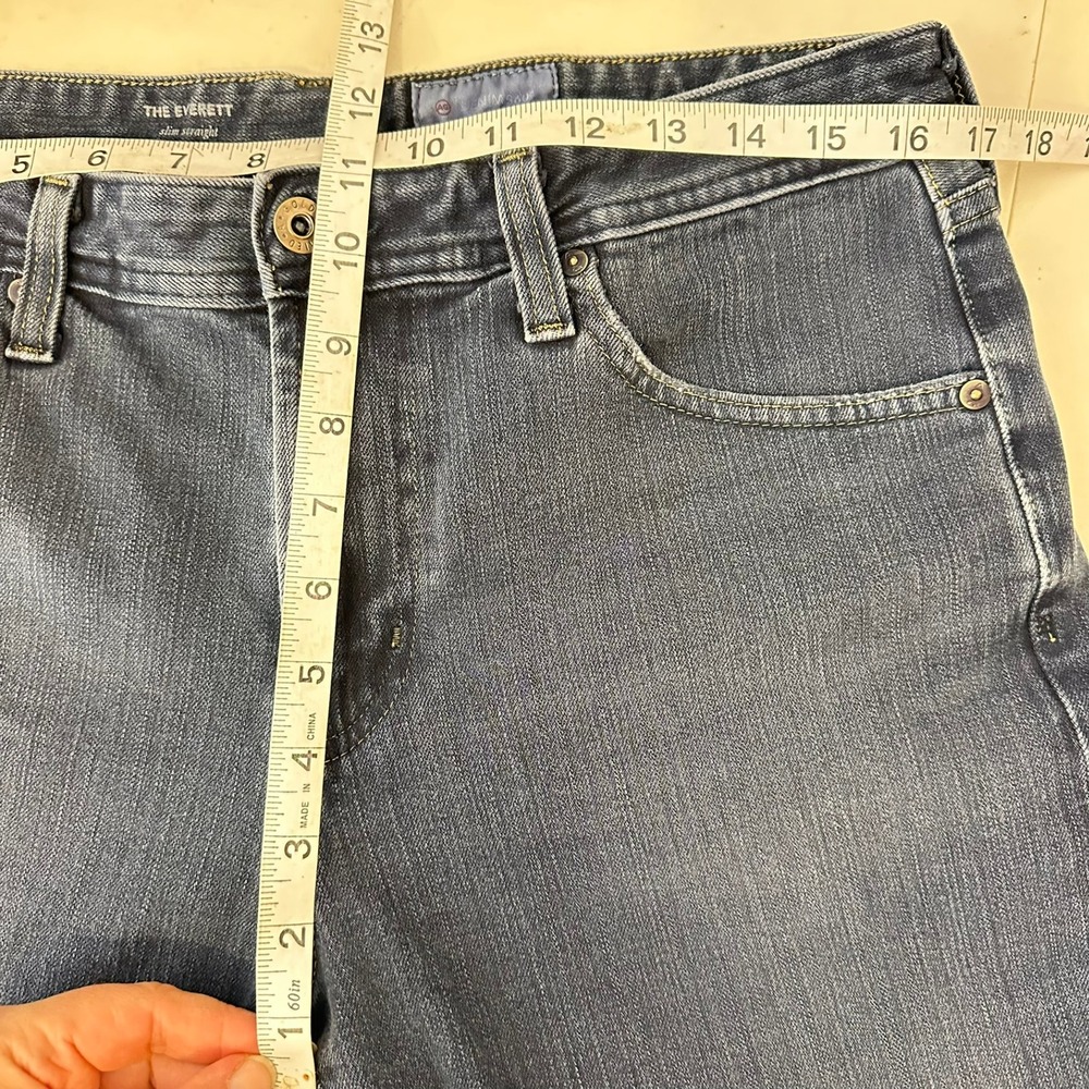 AG Adriano Goldschmied The Everett Slim Straight Mens 34X28 Dark Wash 360 Jeans - Picture 11 of 12